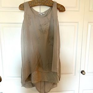 ☀️ Silk Sleeveless Top/Tunic , Sz S